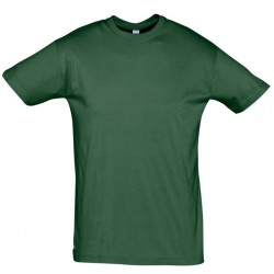 Camiseta laboral manga corta HOMBRE con cuello redondo REGENT Verde Botella,...