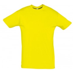 Camiseta laboral manga corta HOMBRE con cuello redondo REGENT Amarillo, PLAZO...