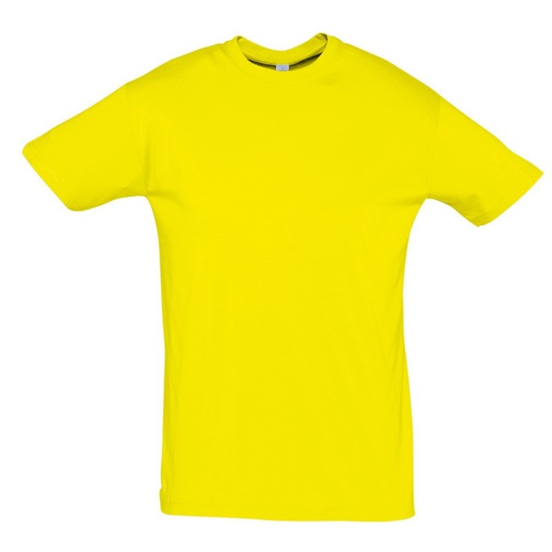 Camiseta manga corta hombre Hispa II amarillo negro