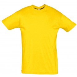 Camiseta laboral manga corta HOMBRE con cuello redondo REGENT Amarilla gold,...