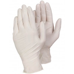 Caja de 100 unidades de guantes de látex sin polvo, ref. 833, TEGERA