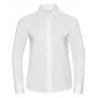 Camisa laboral MUJER de manga larga, 70% algodón 30% poliester Blanco 1