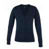 Rebeca laboral de punto MUJER con cuello de pico GOLDEN navy 1