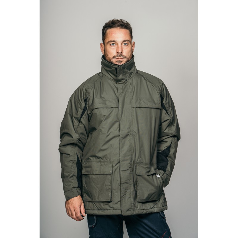 Parka impermeable SOFIPOR unisex Verde Army | ITURRI