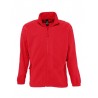 Chaqueta o Forro polar laboral NORTH rojo 1