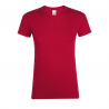 Camiseta laboral MUJER manga corta con cuello redondo REGENT Rojo 1
