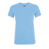 Camiseta laboral MUJER manga corta con cuello redondo REGENT Celeste 1
