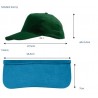 Gorra laboral básica 5 paneles SUNNY Azul Marino 2