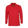 Polo laboral HOMBRE manga Larga WINTER Rojo 1