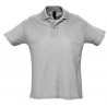 Polo laboral piqué HOMBRE manga corta SUMMER Gris Mezcla 1