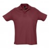 Polo laboral piqué HOMBRE manga corta SUMMER Burdeos 1