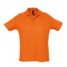 Polo laboral piqué HOMBRE manga corta SUMMER Naranja 1