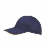 Gorra laboral básica 6 paneles BUFFALO Azul Marino 1