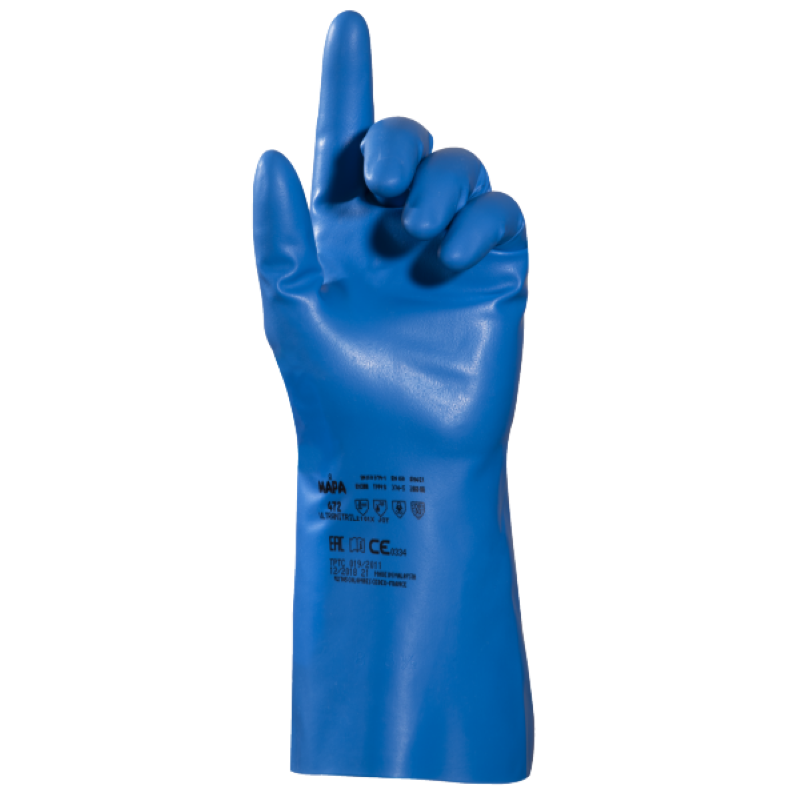 Par de guantes químicos ULTRANITRIL 472, MAPA