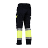 Pantalón alta visibilidad HOMBRE KINGSMANN STARLIGHT, Azul Marino con Amarillo Flúor 2