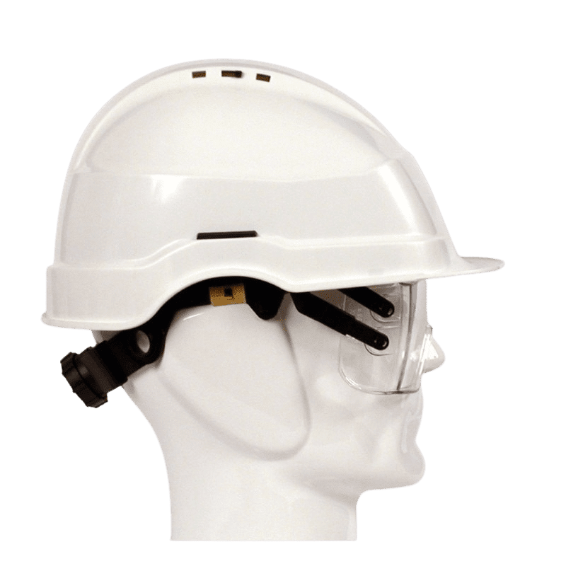 casco gafas integradas