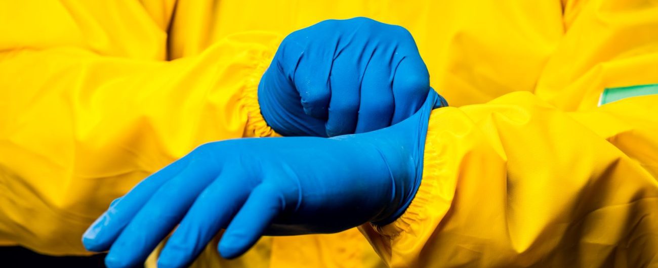 guantes de protección química