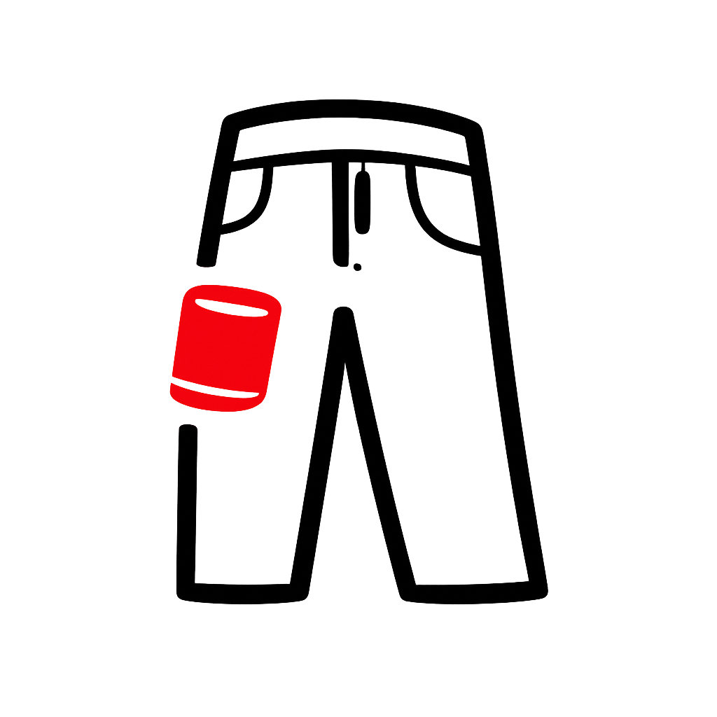 Logo transfer en pantalón