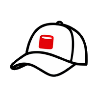 Logo de vinilo en gorra