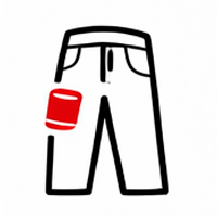 Logo Transfer en pantalón
